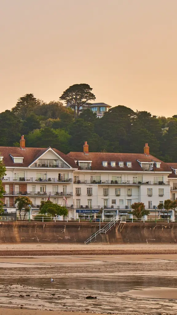 Hotel with Sunset Exterior